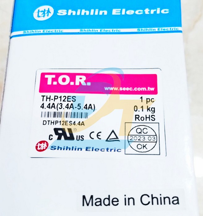 Relay nhiệt Shihlin TH-P12 E 4.4A (3.4A-5.4A) TH-P12 E 4.4A Shihlin | Giá rẻ nhất - Công Ty TNHH Thương Mại Dịch Vụ Đạt Tâm