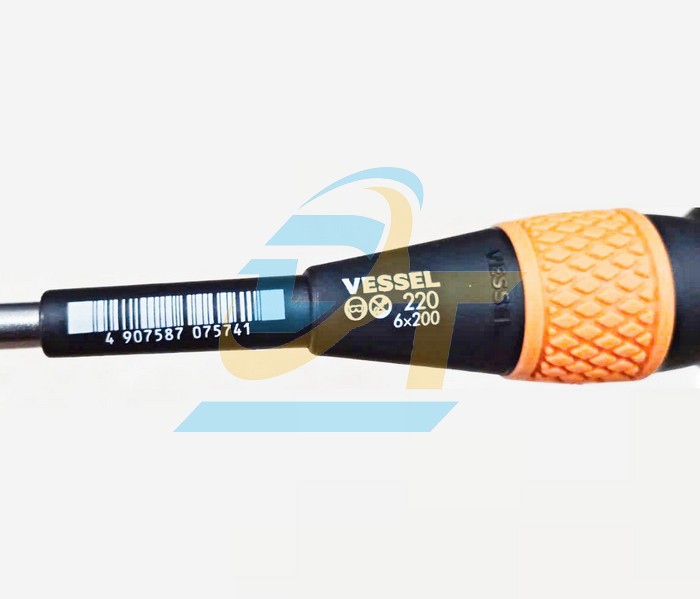 Tua vít dẹp cán tròn No.220 Vessel 6x200  Vessel | Giá rẻ nhất - Công Ty TNHH Thương Mại Dịch Vụ Đạt Tâm