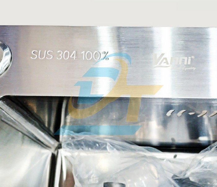 Chậu rửa chén inox 304 đúc 2 hố 1000x480x230mm Vanni VN-10048  Vanni | Giá rẻ nhất - Công Ty TNHH Thương Mại Dịch Vụ Đạt Tâm