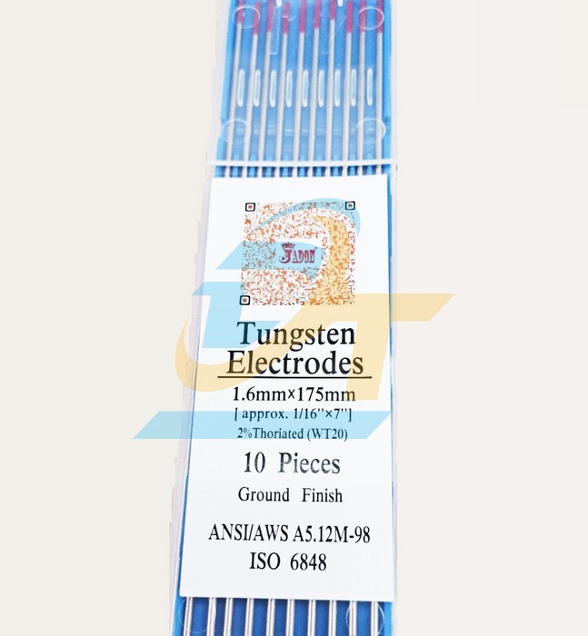Điện cực hàn Tig (Sắt-inox) Tungsten Jadon 1.6x175mm  JADON | Giá rẻ nhất - Công Ty TNHH Thương Mại Dịch Vụ Đạt Tâm