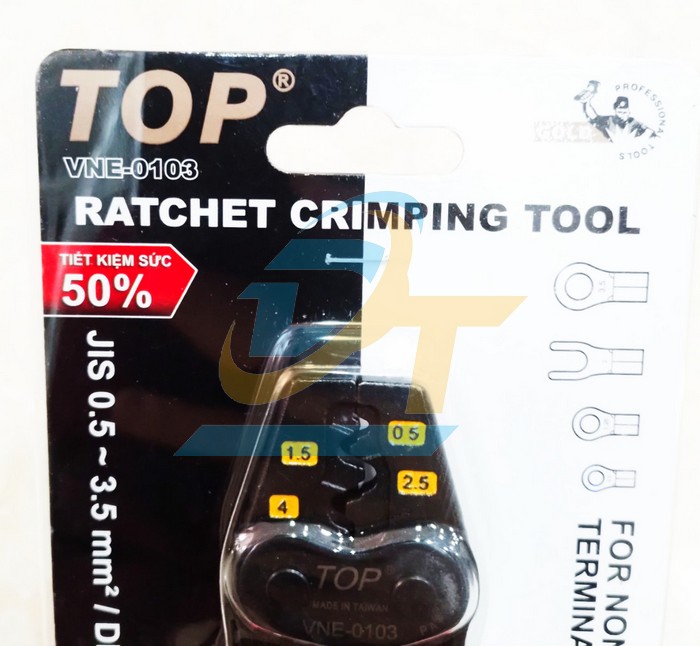 Kìm bấm cos cộng lực số 3 (0.5-4mm2) TOP VNE-0103  TOP | Giá rẻ nhất - Công Ty TNHH Thương Mại Dịch Vụ Đạt Tâm
