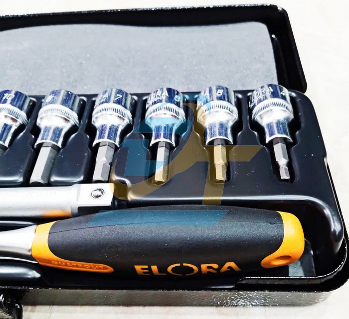 Bộ đầu tuýp lục giác 1/2" 12 chi tiết 4-19mm Elora 770-KINMU 770-KINMU ELORA | Giá rẻ nhất - Công Ty TNHH Thương Mại Dịch Vụ Đạt Tâm