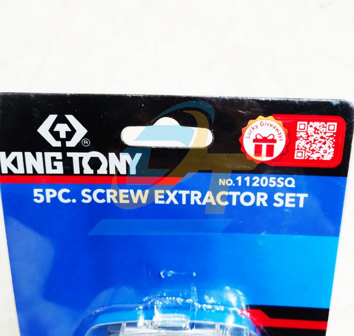 Bộ mũi ren lấy ốc gãy 5 chi tiết Kingtony 11205SQ  KingTony | Giá rẻ nhất - Công Ty TNHH Thương Mại Dịch Vụ Đạt Tâm