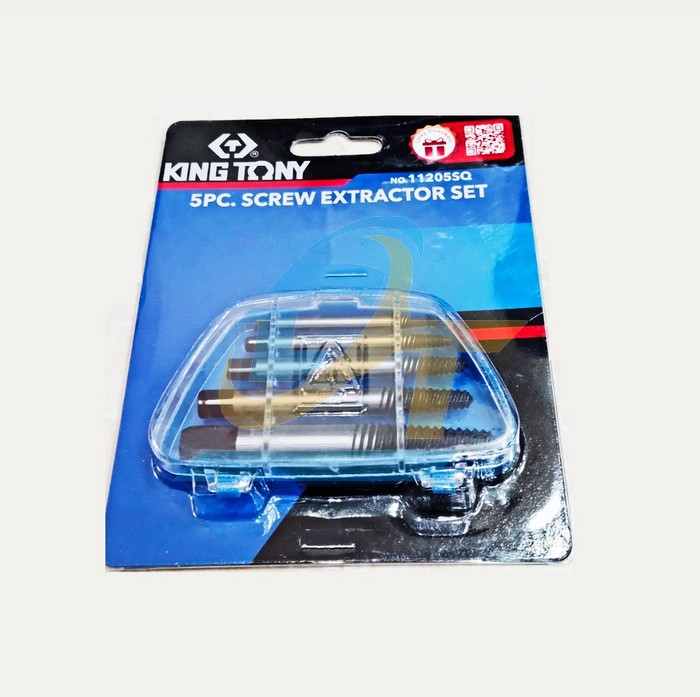 Bộ mũi ren lấy ốc gãy 5 chi tiết Kingtony 11205SQ  KingTony | Giá rẻ nhất - Công Ty TNHH Thương Mại Dịch Vụ Đạt Tâm