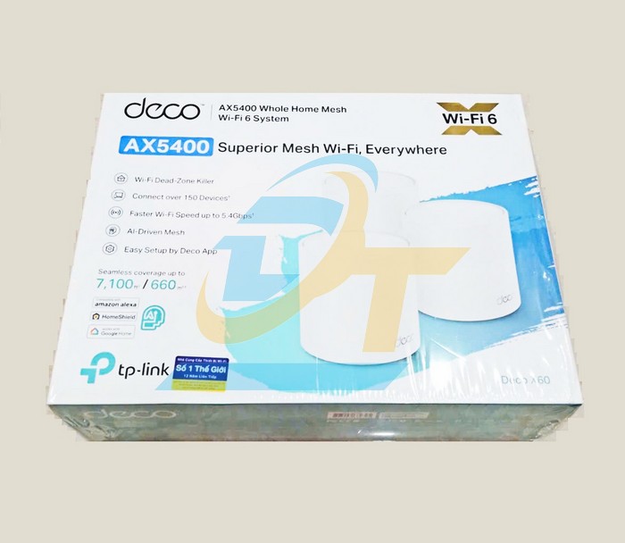 Bộ phát Wifi 6 Mesh Deco X60 (3-pack) TP-Link AX5400  TP-Link | Giá rẻ nhất - Công Ty TNHH Thương Mại Dịch Vụ Đạt Tâm