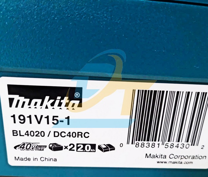 Bộ pin sạc 40V BL4020/DC40RC Makita 191V15-1 (1 Sạc + 2 Pin)  Makita | Giá rẻ nhất - Công Ty TNHH Thương Mại Dịch Vụ Đạt Tâm