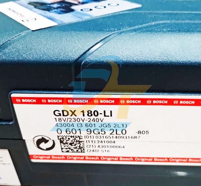 Máy vặn vít động lực dùng pin 18V Bosch GDX 180-LI (Kèm 2 Pin + 1 Sạc)  Bosch | Giá rẻ nhất - Công Ty TNHH Thương Mại Dịch Vụ Đạt Tâm