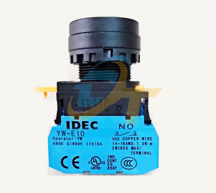 Nút nhấn nhả không đèn 24V phi 22 màu vàng Idec YW1B-M1E10Y (1NO)  IDEC | Giá rẻ nhất - Công Ty TNHH Thương Mại Dịch Vụ Đạt Tâm