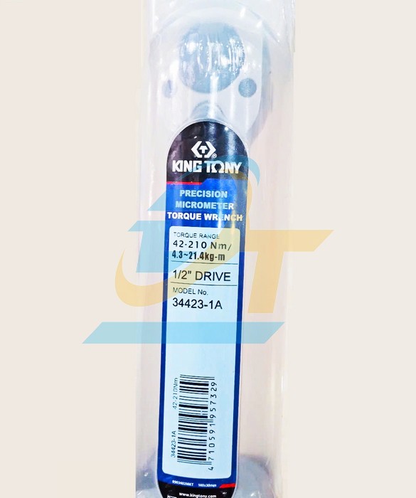 Cần siết lực 1/2" 42-210 N.m Kingtony 34423-1A  KingTony | Giá rẻ nhất - Công Ty TNHH Thương Mại Dịch Vụ Đạt Tâm