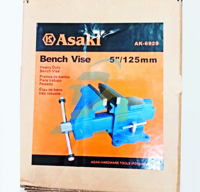 Ê tô bàn nguội 5"/125mm Asaki AK-6929  Asaki | Giá rẻ nhất - Công Ty TNHH Thương Mại Dịch Vụ Đạt Tâm