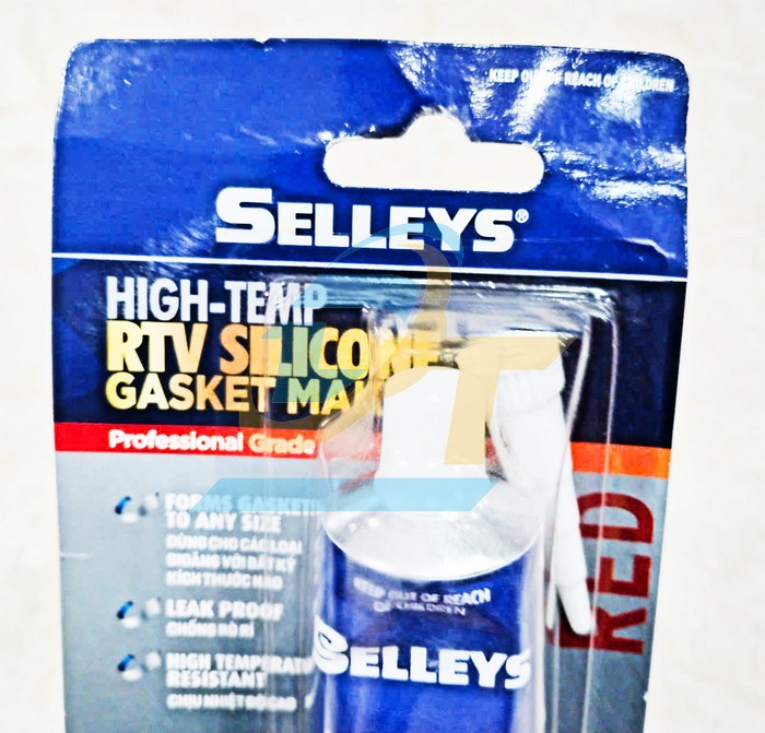 Keo thế ron đỏ Selleys High-temp RTV Silicone 85g  Selleys | Giá rẻ nhất - Công Ty TNHH Thương Mại Dịch Vụ Đạt Tâm