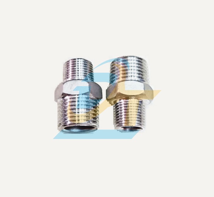 Nối 2 đầu ren ngoài (Kép giảm) inox 304 phi 21-17  VietNam | Giá rẻ nhất - Công Ty TNHH Thương Mại Dịch Vụ Đạt Tâm