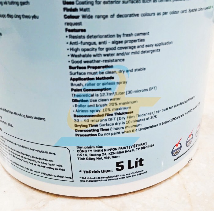 Sơn ngoại thất Nippon Super Matex 5L  Nippon | Giá rẻ nhất - Công Ty TNHH Thương Mại Dịch Vụ Đạt Tâm