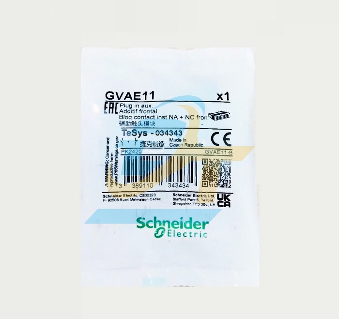 Tiếp điểm phụ Schneider GVAE11  SCHNEIDER | Giá rẻ nhất - Công Ty TNHH Thương Mại Dịch Vụ Đạt Tâm