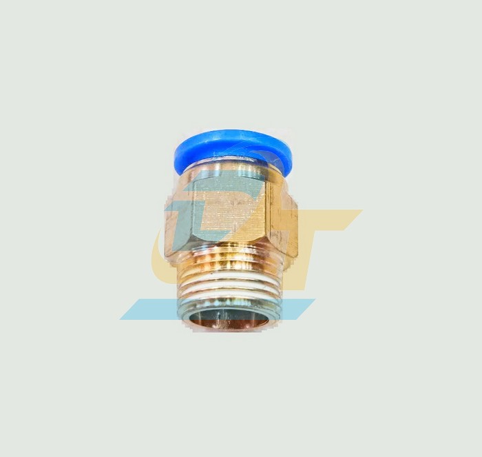 Đầu nối hơi thẳng ren ngoài 17 ống 12 China PC12-03  China | Giá rẻ nhất - Công Ty TNHH Thương Mại Dịch Vụ Đạt Tâm