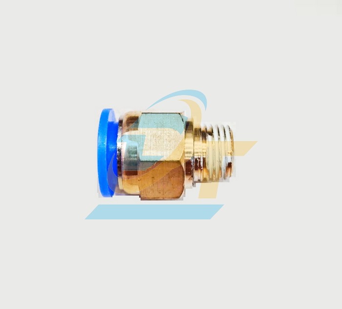 Đầu nối hơi thẳng ren ngoài 9.6 ống 12 China PC12-01  China | Giá rẻ nhất - Công Ty TNHH Thương Mại Dịch Vụ Đạt Tâm