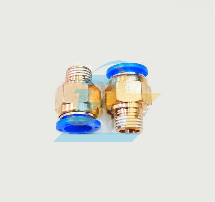 Đầu nối hơi thẳng ren ngoài 9.6 ống 12 China PC12-01  China | Giá rẻ nhất - Công Ty TNHH Thương Mại Dịch Vụ Đạt Tâm