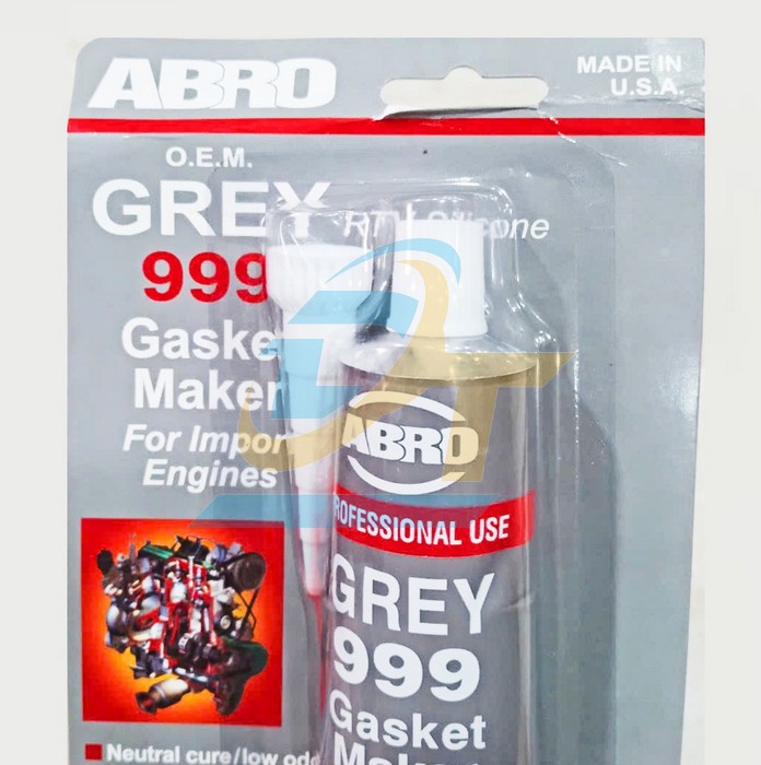 Keo thế ron chịu nhiệt màu xám ABRO Grey 999 Gasket Maker 85g  ABRO | Giá rẻ nhất - Công Ty TNHH Thương Mại Dịch Vụ Đạt Tâm