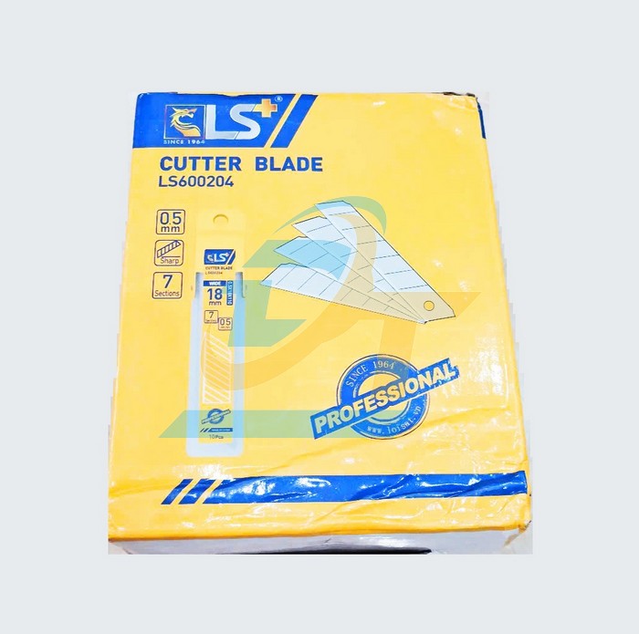 Lưỡi dao rọc giấy thép SK5 0.5x18x110mm LS+ LS600204  LS+ | Giá rẻ nhất - Công Ty TNHH Thương Mại Dịch Vụ Đạt Tâm
