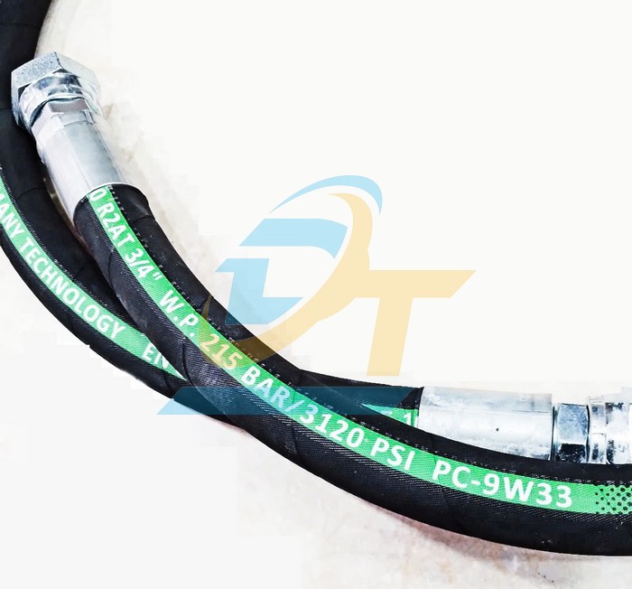 Ống tuy ô thủy lực 2 lớp bố 3/4"x2M bấm 2 đầu ren trong 27 côn lõm  VietNam | Giá rẻ nhất - Công Ty TNHH Thương Mại Dịch Vụ Đạt Tâm
