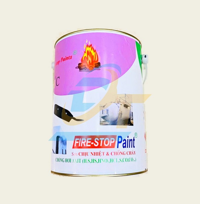 Sơn chống cháy chịu nhiệt 600°C FIRE-STOP PAINT 5L  FIRE-STOPPAINT | Giá rẻ nhất - Công Ty TNHH Thương Mại Dịch Vụ Đạt Tâm