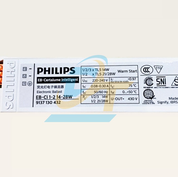 Tăng phô (Ballast) điện tử TL5 220-240V Philips EB-Ci 1-2 14-28W  Philips | Giá rẻ nhất - Công Ty TNHH Thương Mại Dịch Vụ Đạt Tâm