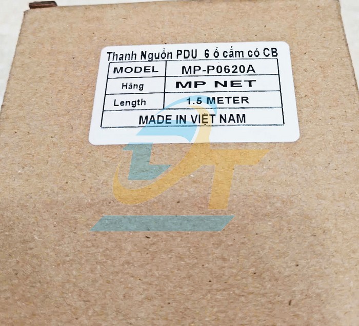 Thanh nguồn PDU 6 ổ cắm 1.5M có CB 20A MP-P0620A  VietNam | Giá rẻ nhất - Công Ty TNHH Thương Mại Dịch Vụ Đạt Tâm