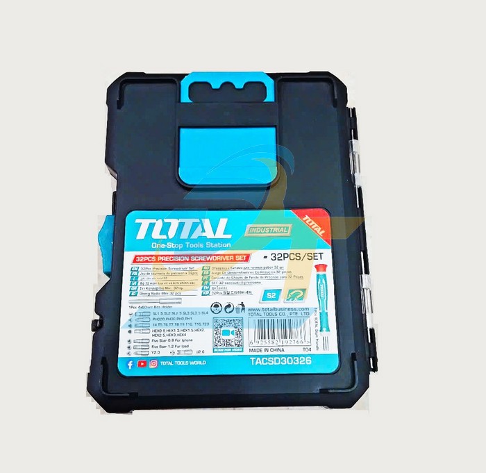 Bộ tua vít điện tử 32 chi tiết Total TACSD30326  Total | Giá rẻ nhất - Công Ty TNHH Thương Mại Dịch Vụ Đạt Tâm