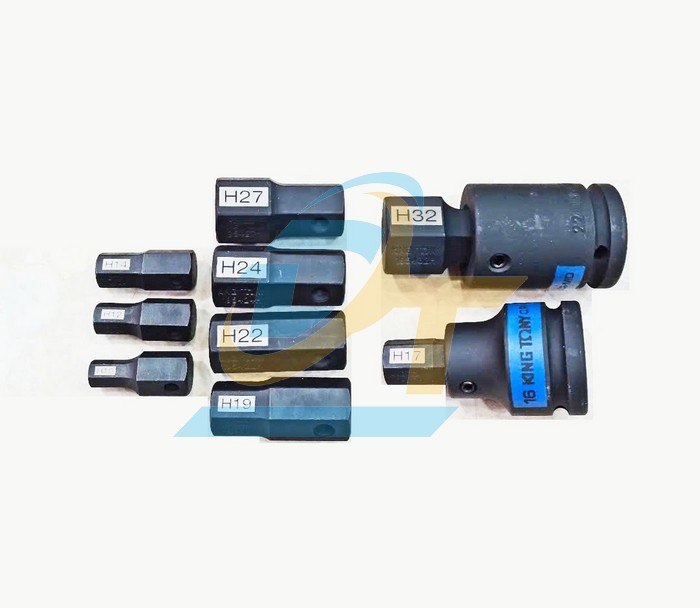 Bộ khẩu tuýp 3/4" lắp lục giác rời 11 chi tiết 10-32mm Kingtony 6411MP  KingTony | Giá rẻ nhất - Công Ty TNHH Thương Mại Dịch Vụ Đạt Tâm