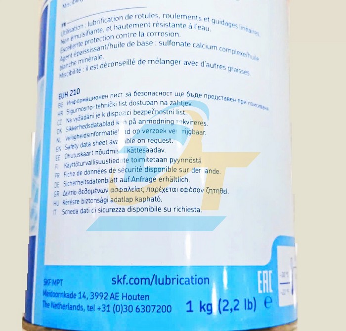 Mỡ bôi trơn dành cho ngành thực phẩm SKF LGFG 2/1 (1kg)  SKF | Giá rẻ nhất - Công Ty TNHH Thương Mại Dịch Vụ Đạt Tâm