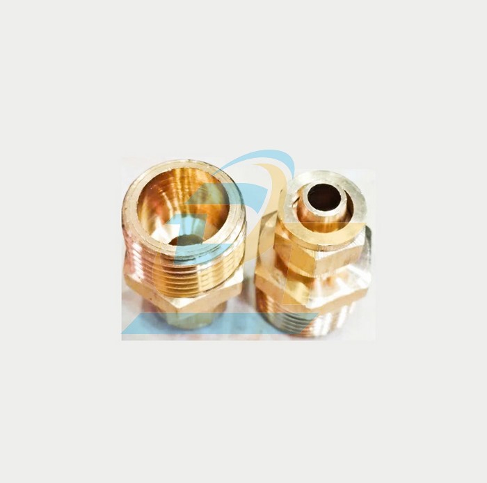 Nối thau siết ống hơi ren ngoài 21 ống 10  VietNam | Giá rẻ nhất - Công Ty TNHH Thương Mại Dịch Vụ Đạt Tâm