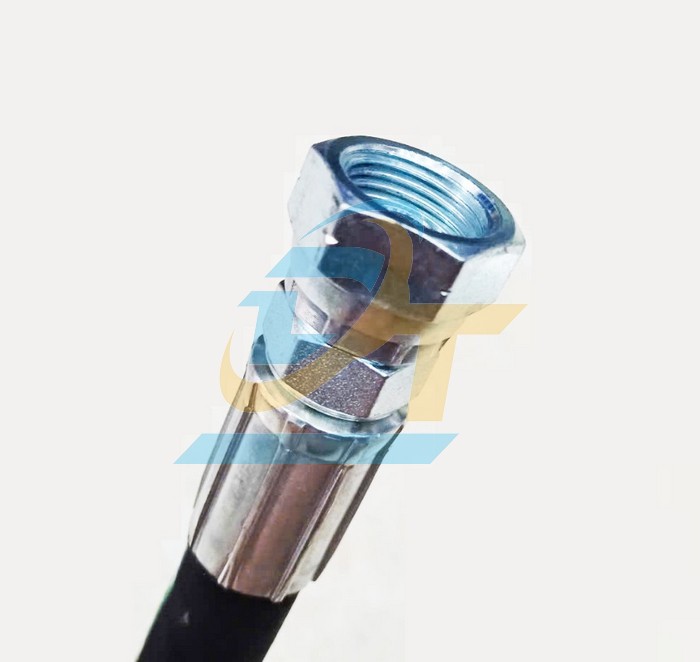 Ống tuy ô thủy lực 1 lớp bố 1/2"x440mm bấm 2 đầu ren trong 21 côn lồi  VietNam | Giá rẻ nhất - Công Ty TNHH Thương Mại Dịch Vụ Đạt Tâm