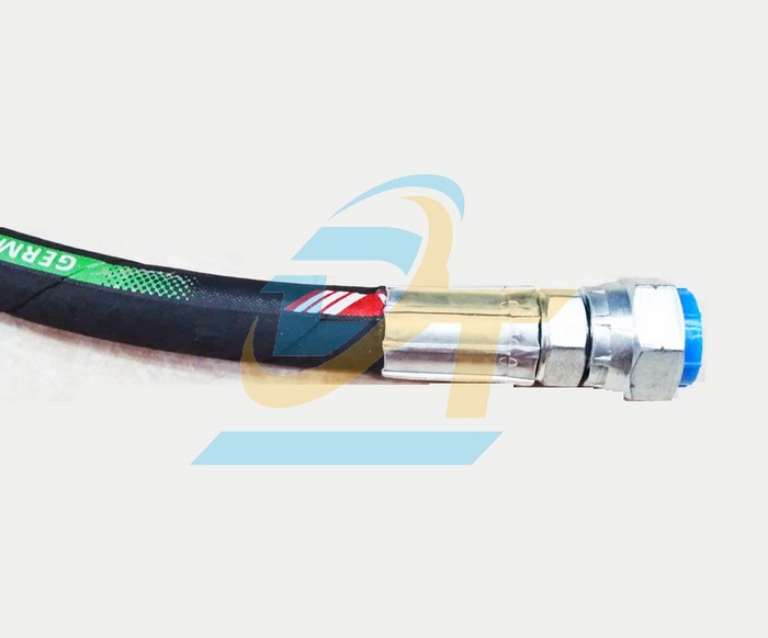 Ống tuy ô thủy lực 1 lớp bố 1/2"x440mm bấm 2 đầu ren trong 21 côn lồi  VietNam | Giá rẻ nhất - Công Ty TNHH Thương Mại Dịch Vụ Đạt Tâm