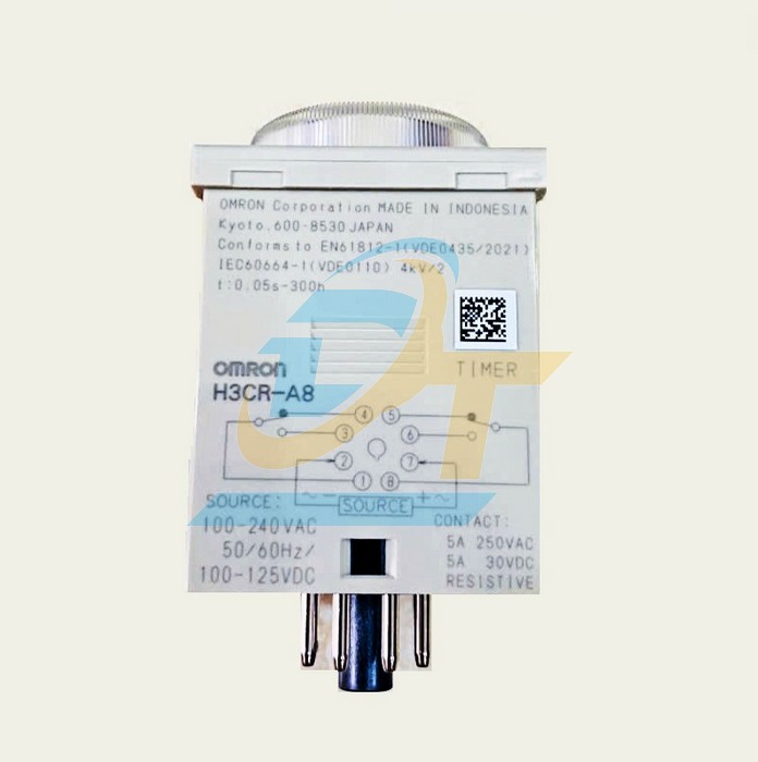 Relay thời gian AC100-240/DC100-125 Omron H3CR-A8 H3CR-A8 Omron | Giá rẻ nhất - Công Ty TNHH Thương Mại Dịch Vụ Đạt Tâm