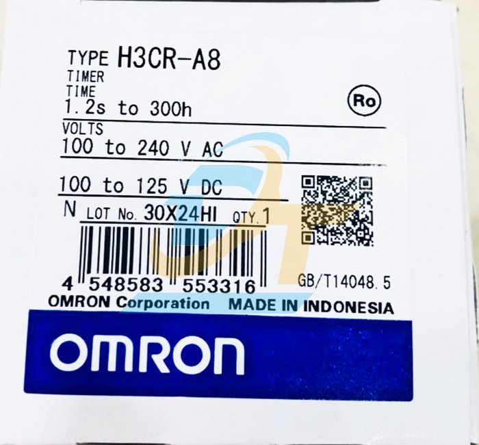 Relay thời gian AC100-240/DC100-125 Omron H3CR-A8 H3CR-A8 Omron | Giá rẻ nhất - Công Ty TNHH Thương Mại Dịch Vụ Đạt Tâm