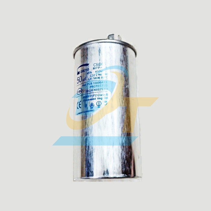 Tụ nhôm CBB65 450V 50uF  China | Giá rẻ nhất - Công Ty TNHH Thương Mại Dịch Vụ Đạt Tâm