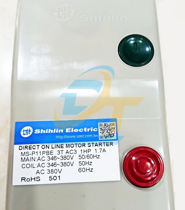 Khởi động từ hộp Shihlin MS-P11PBE 380V 1.7A  Shihlin | Giá rẻ nhất - Công Ty TNHH Thương Mại Dịch Vụ Đạt Tâm
