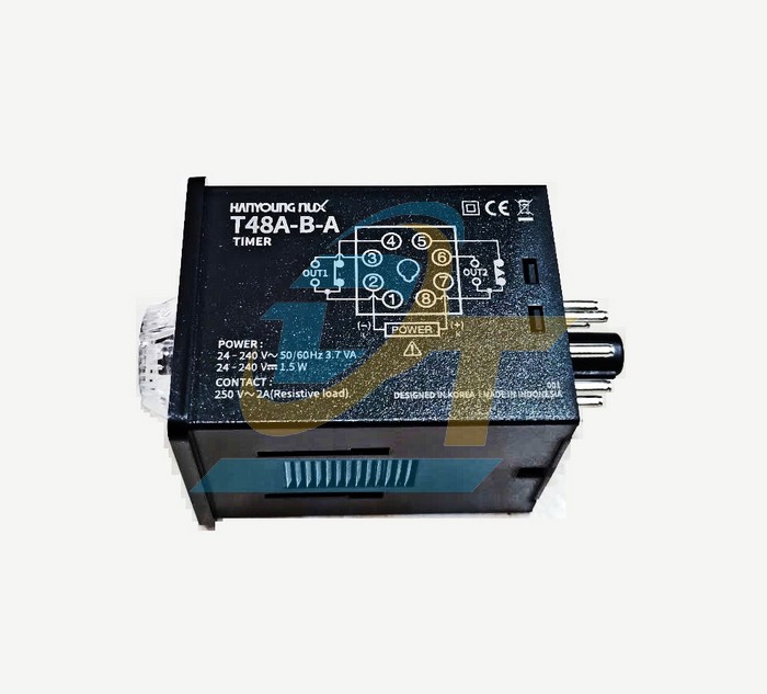 Relay thời gian Hanyoung T48A-6B-A  Hanyoung | Giá rẻ nhất - Công Ty TNHH Thương Mại Dịch Vụ Đạt Tâm
