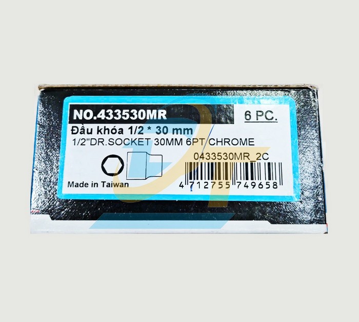Đầu tuýp 1/2" ra lục giác 30mm Kingtony 433530M  KingTony | Giá rẻ nhất - Công Ty TNHH Thương Mại Dịch Vụ Đạt Tâm
