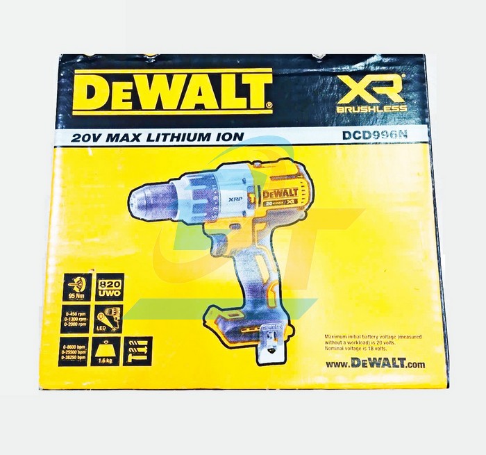 Máy khoan vặn vít dùng pin Dewalt DCD996N-KR (Không gồm pin sạc)  DEWALT | Giá rẻ nhất - Công Ty TNHH Thương Mại Dịch Vụ Đạt Tâm