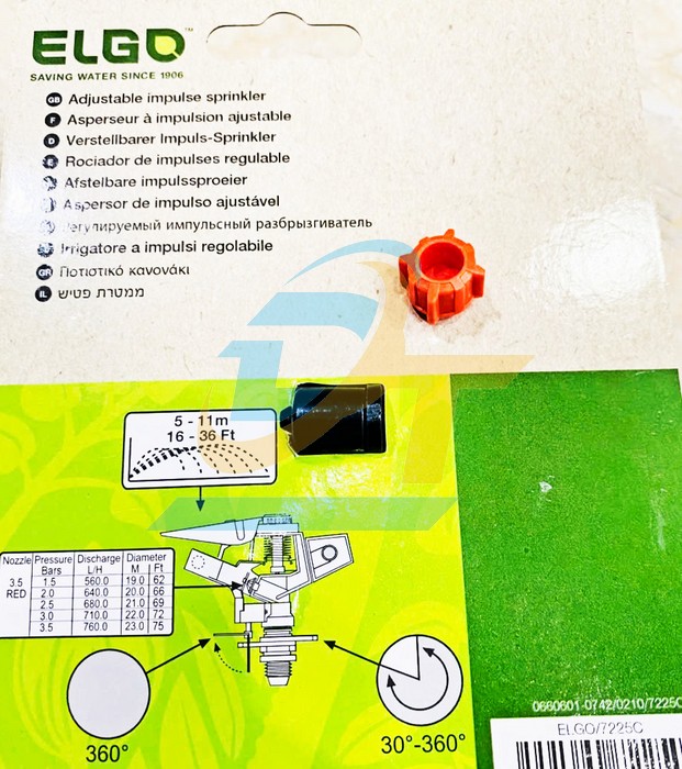 B&eacute;c tưới c&acirc;y nhựa c&aacute;nh đập ren ngo&agrave;i 21 ELGO EL-72B2 EL-72B2 ELGO | Gi&aacute; rẻ nhất - C&ocirc;ng Ty TNHH Thương Mại Dịch Vụ Đạt T&acirc;m