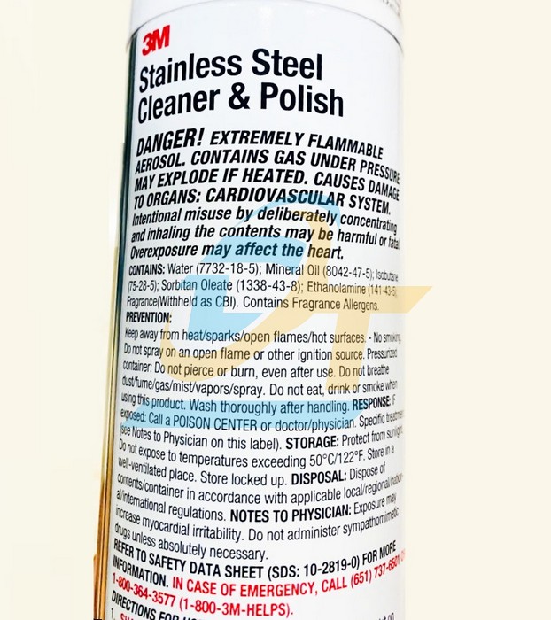 Chai tẩy gỉ s&eacute;t, đ&aacute;nh b&oacute;ng inox 3M Stainless Steel 3M 59158 21oz (600g)  3M | Gi&aacute; rẻ nhất - C&ocirc;ng Ty TNHH Thương Mại Dịch Vụ Đạt T&acirc;m