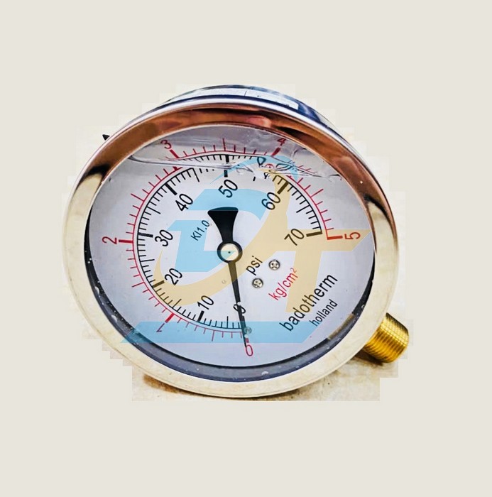 Đồng hồ đo &aacute;p suất Badotherm 100mm 0-5kg/cm2 (Ch&acirc;n đứng ren 1/4" NPT)  BADOTHERM | Gi&aacute; rẻ nhất - C&ocirc;ng Ty TNHH Thương Mại Dịch Vụ Đạt T&acirc;m