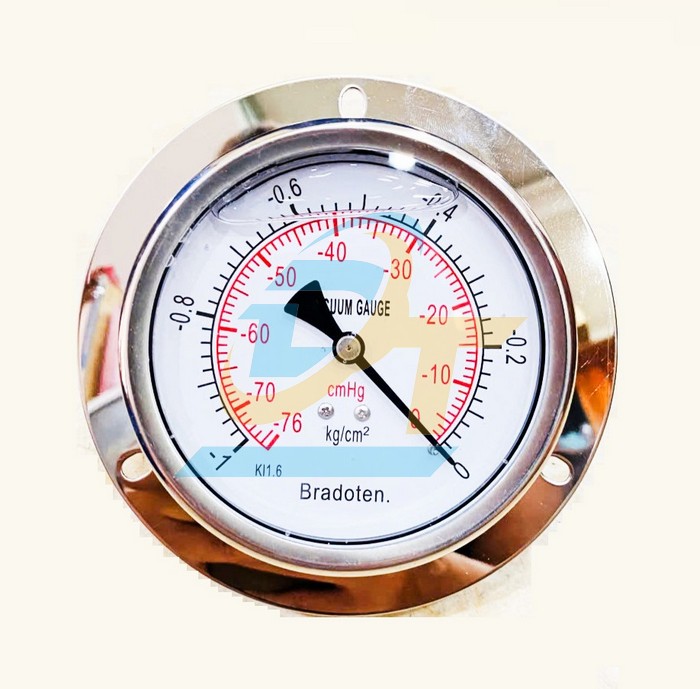 Đồng hồ đo &aacute;p suất Bradoten 100mm -76cm/Hg -1kg/cm2 (Ch&acirc;n sau ren 3/8" - 17mm)  China | Gi&aacute; rẻ nhất - C&ocirc;ng Ty TNHH Thương Mại Dịch Vụ Đạt T&acirc;m