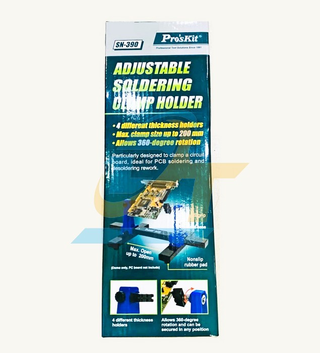 Kẹp đỡ bảng mạch mạch Pro'skit SN-390 SN-390 Pro'skit | Gi&aacute; rẻ nhất - C&ocirc;ng Ty TNHH Thương Mại Dịch Vụ Đạt T&acirc;m