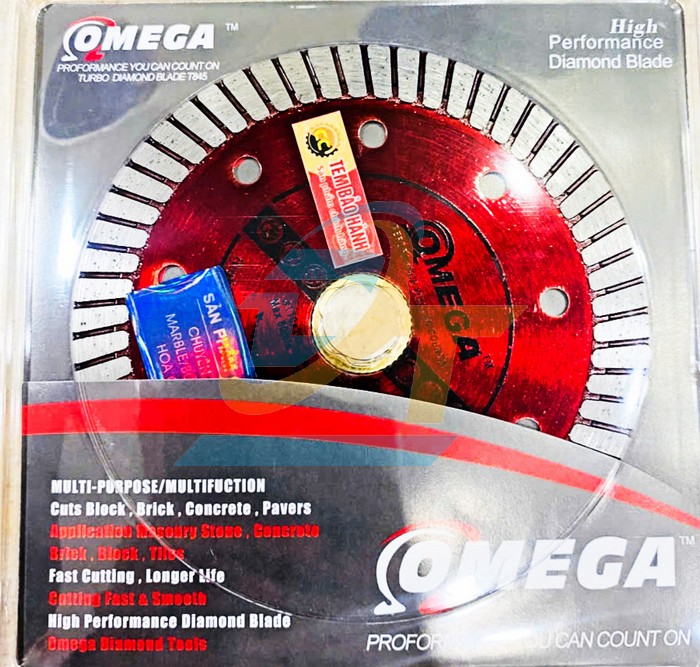 Lưỡi cắt gạch Omega 110x10x1.4x20  OMEGA-DiamondTools | Gi&aacute; rẻ nhất - C&ocirc;ng Ty TNHH Thương Mại Dịch Vụ Đạt T&acirc;m