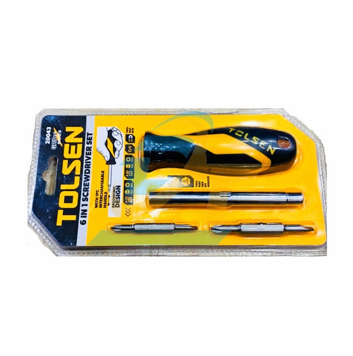Bộ tua v&iacute;t 6 đầu 4 trong 1 Tolsen 20043  Tolsen | Gi&aacute; rẻ nhất - C&ocirc;ng Ty TNHH Thương Mại Dịch Vụ Đạt T&acirc;m