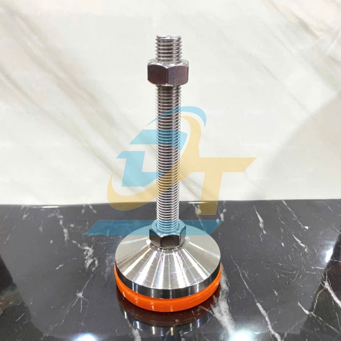 Ch&acirc;n tăng chỉnh chịu lực inox 304 M16x150 đế cao su phi 80  China | Gi&aacute; rẻ nhất - C&ocirc;ng Ty TNHH Thương Mại Dịch Vụ Đạt T&acirc;m