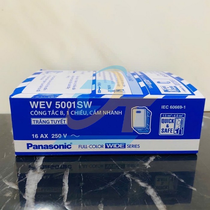 C&ocirc;ng tắc 1 chiều Wide Panasonic WEV5001SW WEV5001SW Panasonic | Gi&aacute; rẻ nhất - C&ocirc;ng Ty TNHH Thương Mại Dịch Vụ Đạt T&acirc;m