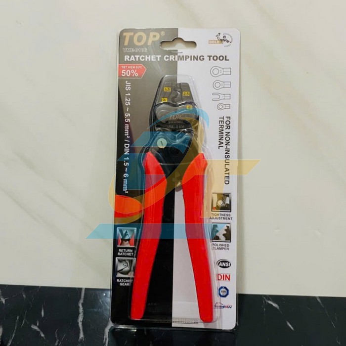K&igrave;m bấm cos trợ lực số 6 (1.25-5.5mm2) 190mm TOP VNE-0106  TOP | Gi&aacute; rẻ nhất - C&ocirc;ng Ty TNHH Thương Mại Dịch Vụ Đạt T&acirc;m